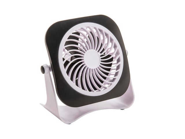 Mini ventilateur de table EQUATION 3 W Diam. 14 cm noir