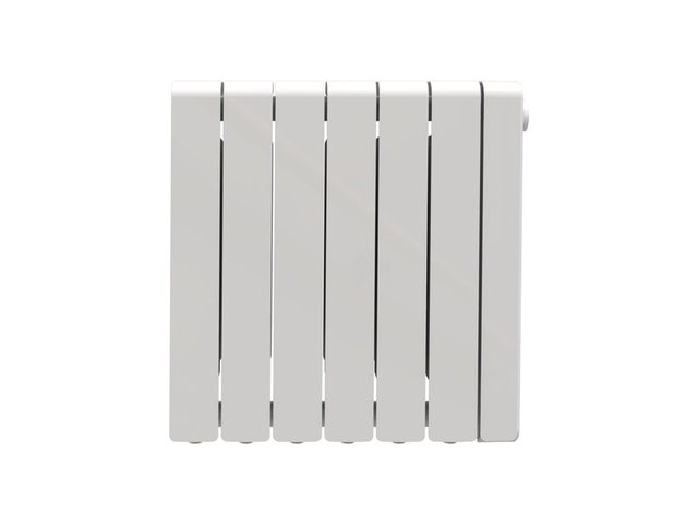 Radiateur électrique à inertie fluide 1000W EQUATION Duomo Horizontal blanc