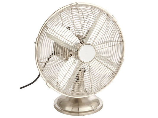 Ventilateur À Poser, Equation, Mini Cooma 2, D 30 Cm 40 W nickel satine